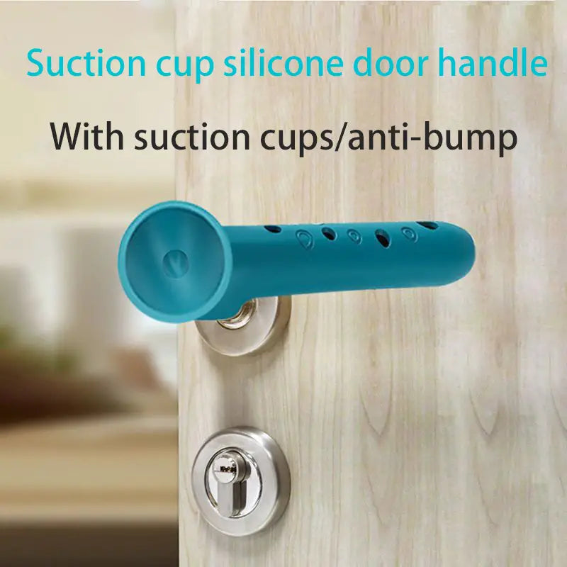 2 In 1 Silicon Door Knob Cover, Anti-Collision Door Knob Pad, Noiseless Suction Cup Doorknob Cover, Children's Safety Door Handle, Antistatic Silicone Door Knob Cover 2 In 1 Silicon Door Knob Cover, Anti-Collision Door Knob Pad, Noiseless Suction Cup Doorknob Cover, Children's Safety Door Handle, Antistatic Silicone Door Knob Cover